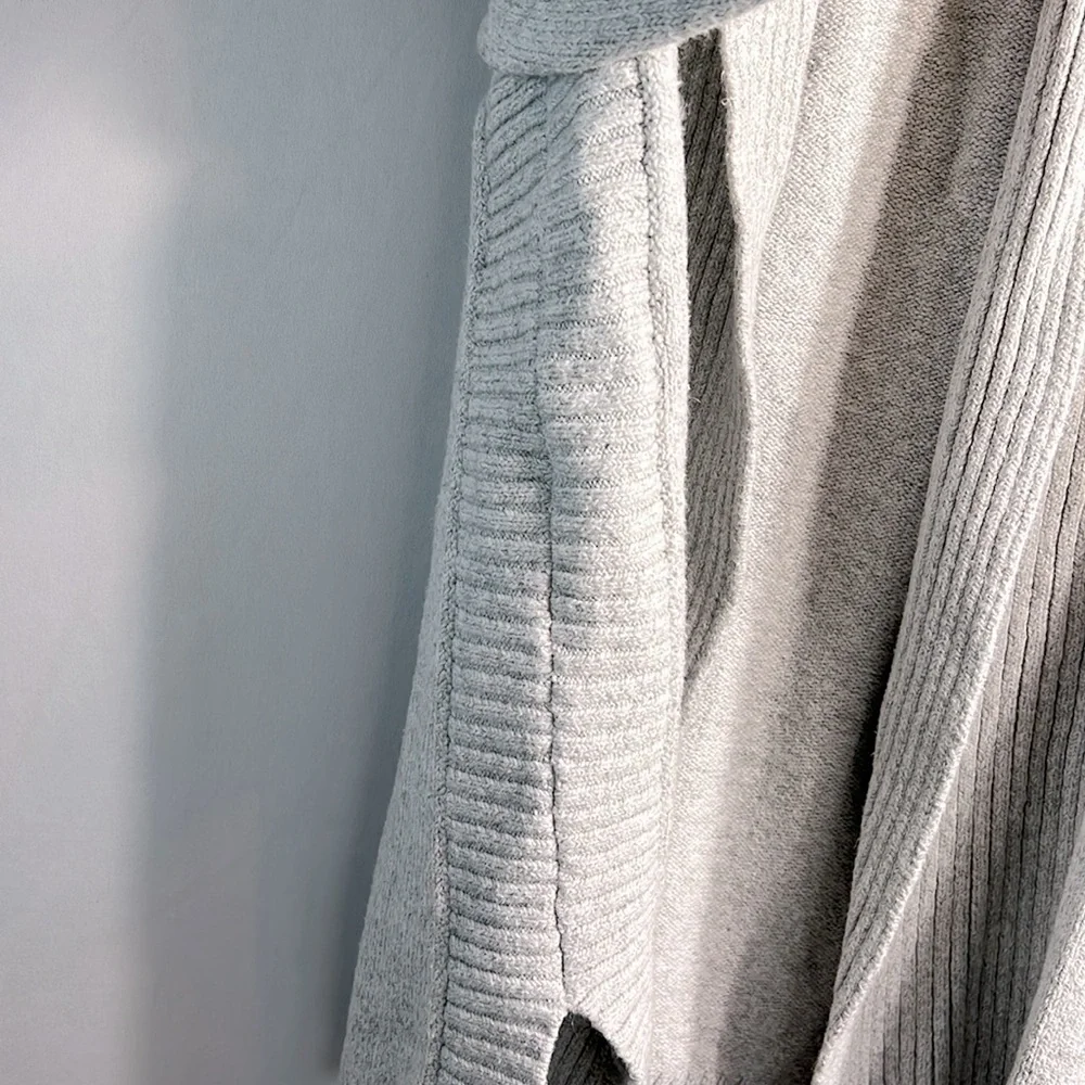 J Jill Grey Cardigan Sweater size S - Picture 8 of 8